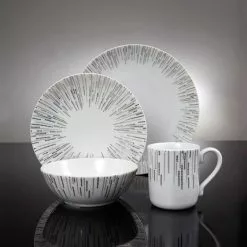 Dunelm Glamour 16 Piece Dinner Set 11 Dunelm Glamour 16 Piece Dinner Set -dining room furniture Shop 1000065119 alt04