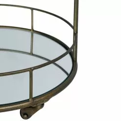 Dunelm Pimlico Antique Brass Drinks Trolley 9 Dunelm Pimlico Antique Brass Drinks Trolley -dining room furniture Shop 1000081972 alt03