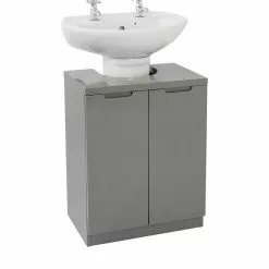 Lloyd Pascal Siena Grey Bathroom Vanity Unit -dining room furniture Shop 1000096408 alt04