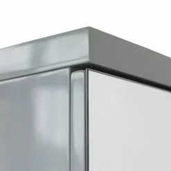 Lloyd Pascal Siena Grey Mirror Cabinet -dining room furniture Shop 1000096410 alt03