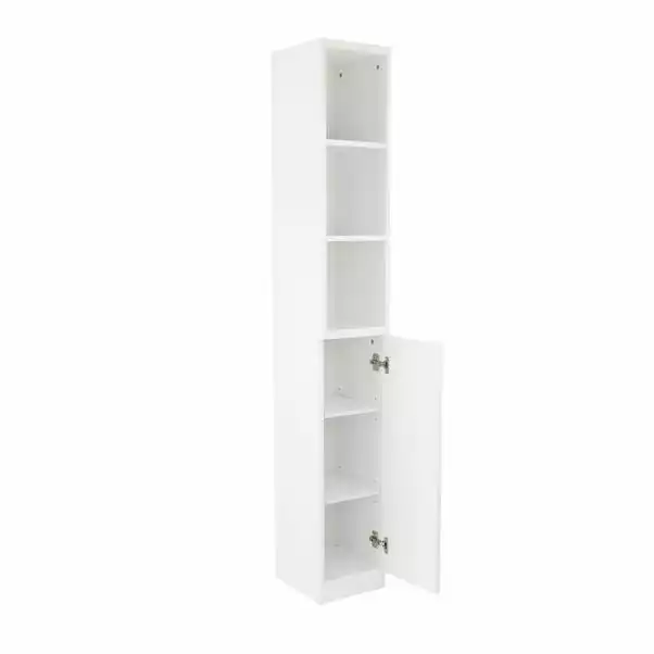 Lloyd Pascal Siena White Tall Cabinet 4 Lloyd Pascal Siena White Tall Cabinet - Image 2