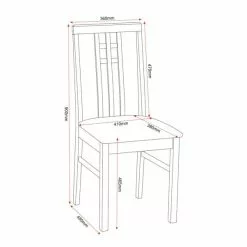 Seconique Vienna Flip Top Dining Table Set -dining room furniture Shop 1000096844 alt04