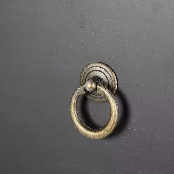 Dunelm Hanna 2 Drawer & 1 Door Chest, Black 7 Dunelm Hanna 2 Drawer & 1 Door Chest, Black - Image 5