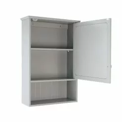 Lloyd Pascal Rimini Grey Mirror Cabinet -dining room furniture Shop 1000114250 alt02