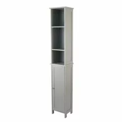 Lloyd Pascal Rimini Grey Tall Cabinet -dining room furniture Shop 1000114251 alt03