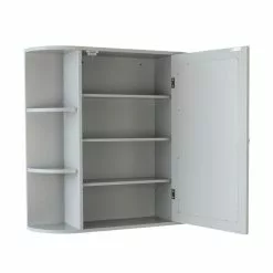 Lloyd Pascal Verona Grey Mirror Cabinet -dining room furniture Shop 1000114893 alt02