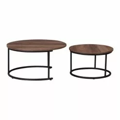 Dunelm Fulton Coffee Nest Of Tables Pine Effect -dining room furniture Shop 1000117131 alt05