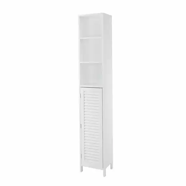 Lloyd Pascal White Tuscany Tall Cabinet 4 Lloyd Pascal White Tuscany Tall Cabinet - Image 2