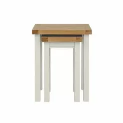 Dunelm Compton Ivory Nest Of Tables -dining room furniture Shop 1000133560 alt02