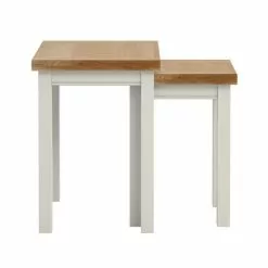 Dunelm Compton Ivory Nest Of Tables -dining room furniture Shop 1000133560 alt03