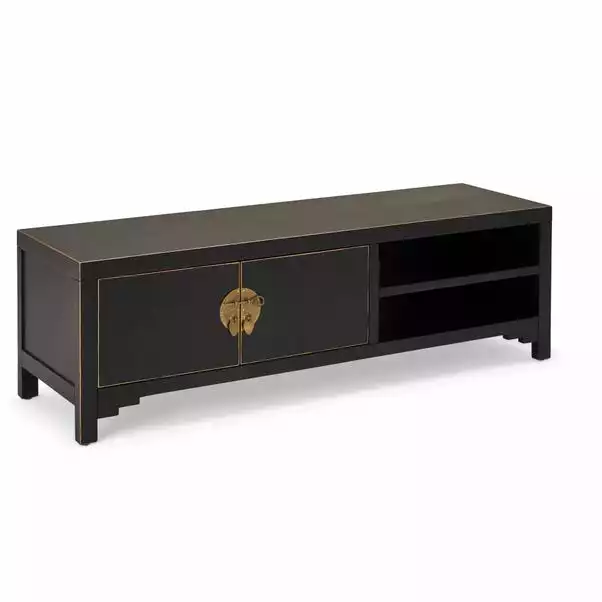 Dunelm Hanna Black Wide TV Stand 7 Dunelm Hanna Black Wide TV Stand - Image 5