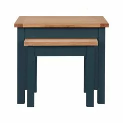 Dunelm Bromley Blue Nest Of Tables -dining room furniture Shop 1000152514 alt02