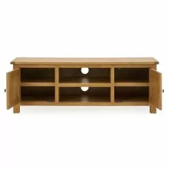 Dunelm Bromley Wide TV Unit Oak -dining room furniture Shop 1000157737 alt02