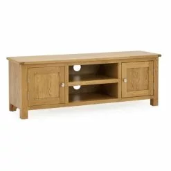 Dunelm Bromley Wide TV Unit Oak -dining room furniture Shop 1000157737 alt03