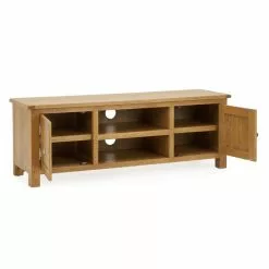 Dunelm Bromley Wide TV Unit Oak -dining room furniture Shop 1000157737 alt04