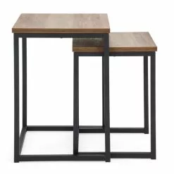 Dunelm Fulton Square Nest Of Tables -dining room furniture Shop 1000157778 alt03