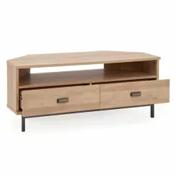 Dunelm Fulton Oak Effect Corner TV Stand -dining room furniture Shop 1000157783 alt04