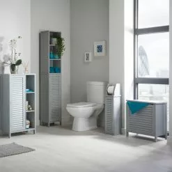 Lloyd Pascal Grey Tuscany Tall Cabinet -dining room furniture Shop 1000161867 alt03