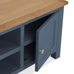 Dunelm Bromley Blue Wide TV Stand -dining room furniture Shop 1000162404 alt04