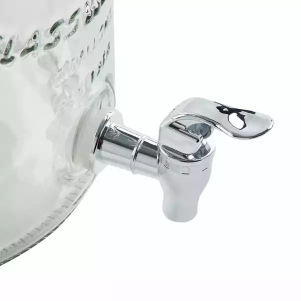 Dunelm 8.5L Glass Drinks Dispenser 4 Dunelm 8.5L Glass Drinks Dispenser - Image 2