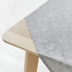 Dunelm Grey Wipe Clean Tablecloth -dining room furniture Shop 1000163519 alt04