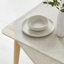 Dunelm Natural Wipe Clean Tablecloth -dining room furniture Shop 1000163521 alt03