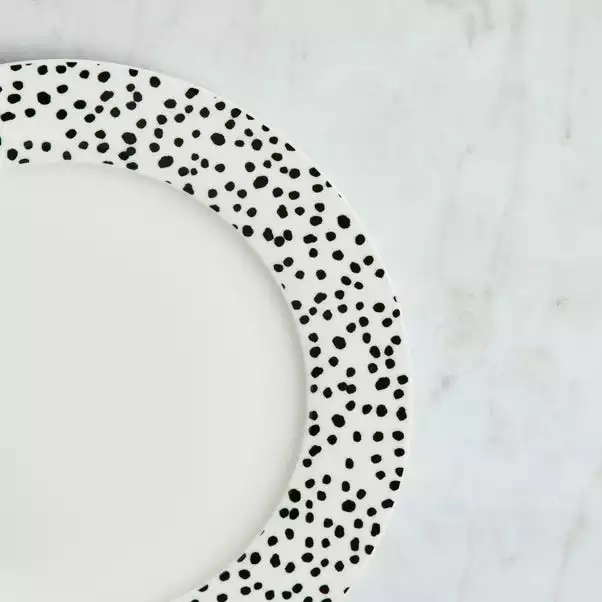 Dunelm Dottie Black 12 Piece Dinner Set 6 Dunelm Dottie Black 12 Piece Dinner Set - Image 4