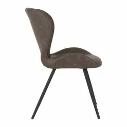 Seconique Quebec Set Of 4 Dining Chairs Brown PU Leather 10 Seconique Quebec Set Of 4 Dining Chairs Brown PU Leather -dining room furniture Shop 1000169720 alt02
