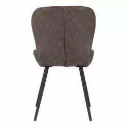Seconique Quebec Set Of 4 Dining Chairs Brown PU Leather 12 Seconique Quebec Set Of 4 Dining Chairs Brown PU Leather -dining room furniture Shop 1000169720 alt04