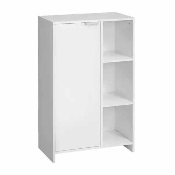 Lloyd Pascal Jaxon White Console Unit With Open Shelves 8 Lloyd Pascal Jaxon White Console Unit With Open Shelves - Image 6