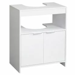 Lloyd Pascal Jaxon White Under Sink Unit With Open Shelf 13 Lloyd Pascal Jaxon White Under Sink Unit With Open Shelf -dining room furniture Shop 1000182103 alt05