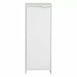 Lloyd Pascal Jaxon White Single Door Floor Cabinet With Adjustable Shelf 10 Lloyd Pascal Jaxon White Single Door Floor Cabinet With Adjustable Shelf -dining room furniture Shop 1000182105 alt02