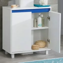 Lloyd Pascal Vienna White Under Sink Unit With Reversible 4 In 1 Colour Bar -dining room furniture Shop 1000182107 alt01