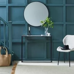 Dunelm Sullivan Black Slim Console Radiator Cover 10 Dunelm Sullivan Black Slim Console Radiator Cover -dining room furniture Shop 1000182192 alt01