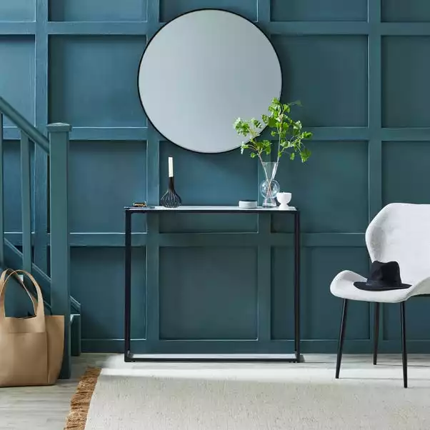 Dunelm Sullivan Black Slim Console Radiator Cover 5 Dunelm Sullivan Black Slim Console Radiator Cover - Image 3