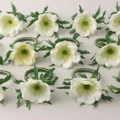 Dunelm Set Of 12 Anemone Napkin Rings 7cm 7 Dunelm Set Of 12 Anemone Napkin Rings 7cm -dining room furniture Shop 1000182745 alt02