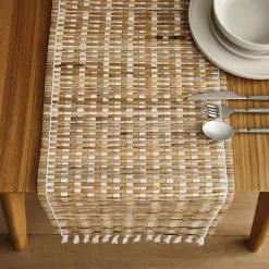 The Edited Life Banana Leaf Table Runner -dining room furniture Shop 1000182762 alt03