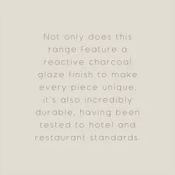 The Edited Life Urban Dinner Charcoal Plate -dining room furniture Shop 1000184412 alt09