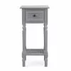 Dunelm Lucy Cane Grey Telephone Table -dining room furniture Shop 30267545