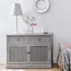Dunelm Lucy Cane Grey Small Sideboard -dining room furniture Shop 30267547