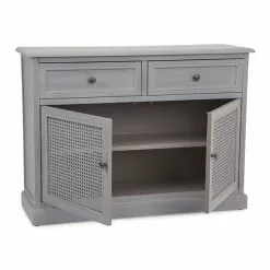 Dunelm Lucy Cane Grey Small Sideboard -dining room furniture Shop 30267547 alt05