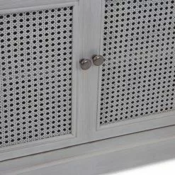 Dunelm Lucy Cane Grey Small Sideboard -dining room furniture Shop 30267547 alt06