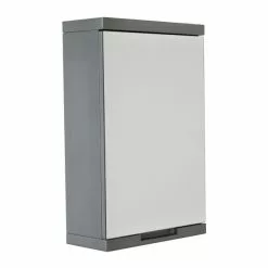 Lloyd Pascal Siena Grey Mirror Cabinet