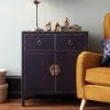 Dunelm Hanna 2 Drawer & 1 Door Chest, Black -dining room furniture Shop 30459924