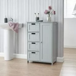 GFW Grey Shaker Bathroom Unit