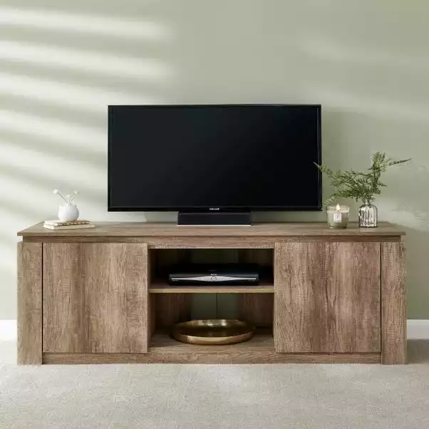 GFW Canyon Oak TV Stand 3 GFW Canyon Oak TV Stand