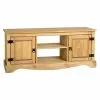 Seconique Corona Pine 2 Door 1 Shelf Flat Screen TV Unit -dining room furniture Shop 30499909