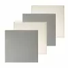 Dunelm Set Of 4 Cream & Grey Reversible Square Placemats -dining room furniture Shop 30572576