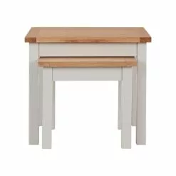 Dunelm Bromley Grey Nest Of Tables -dining room furniture Shop 30609624 alt03
