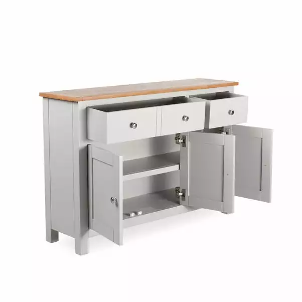 Dunelm Bromley Grey Large Sideboard 7 Dunelm Bromley Grey Large Sideboard - Image 5